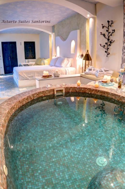 Astarte Suites Hotel in Santorini | Honeymoon suite - Astarte Suites hotel #Santorini #Greece